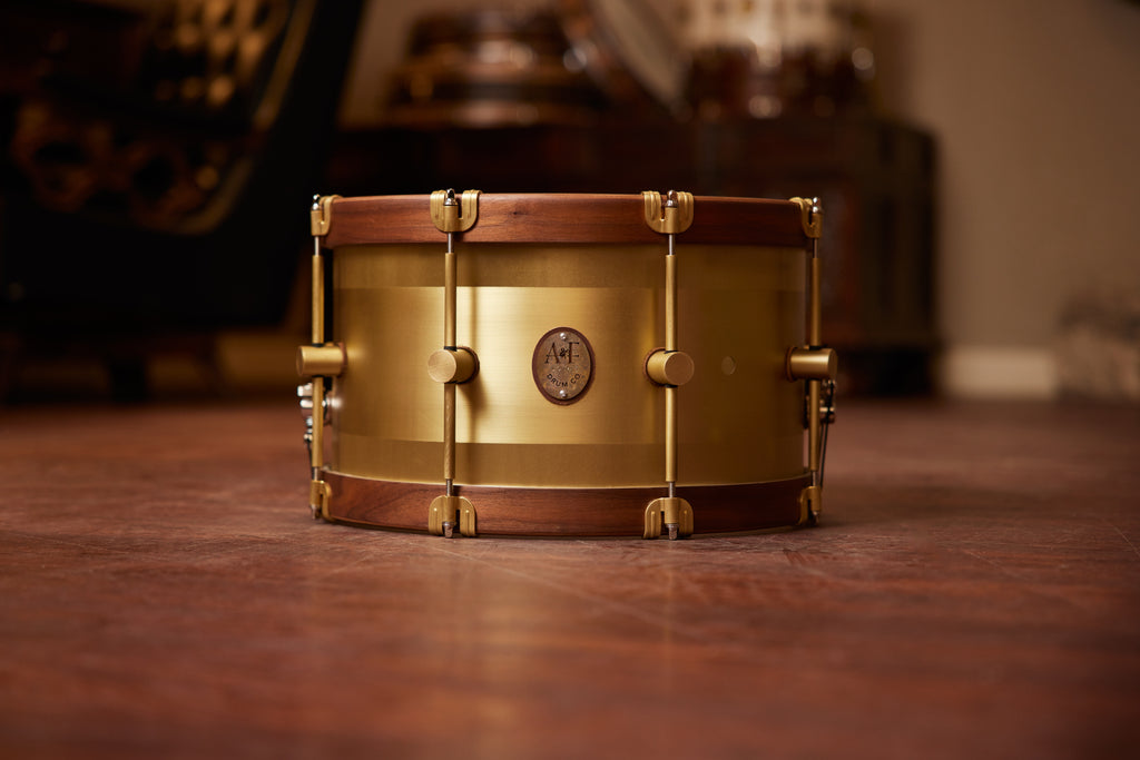 The Royal Two-Tone Brass Snare Drum