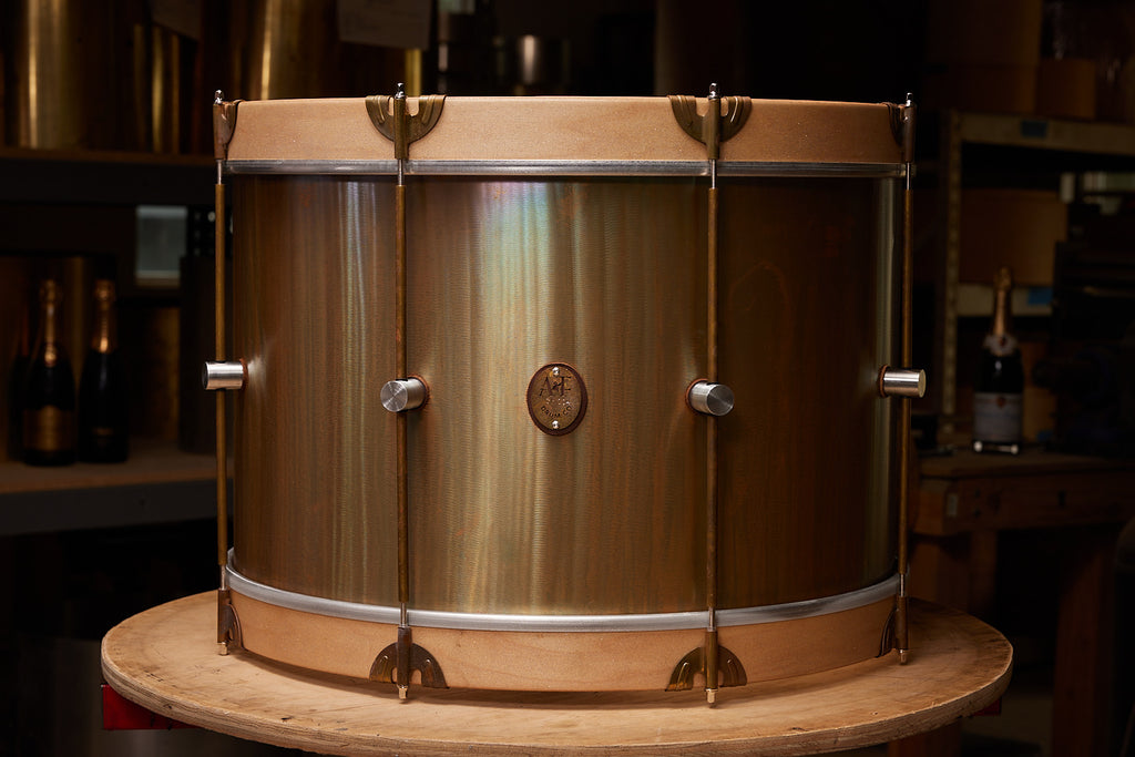 Champagne Brass Bass Drum